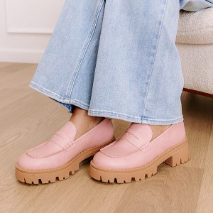 Women's Blush Faux Leather Loafer
