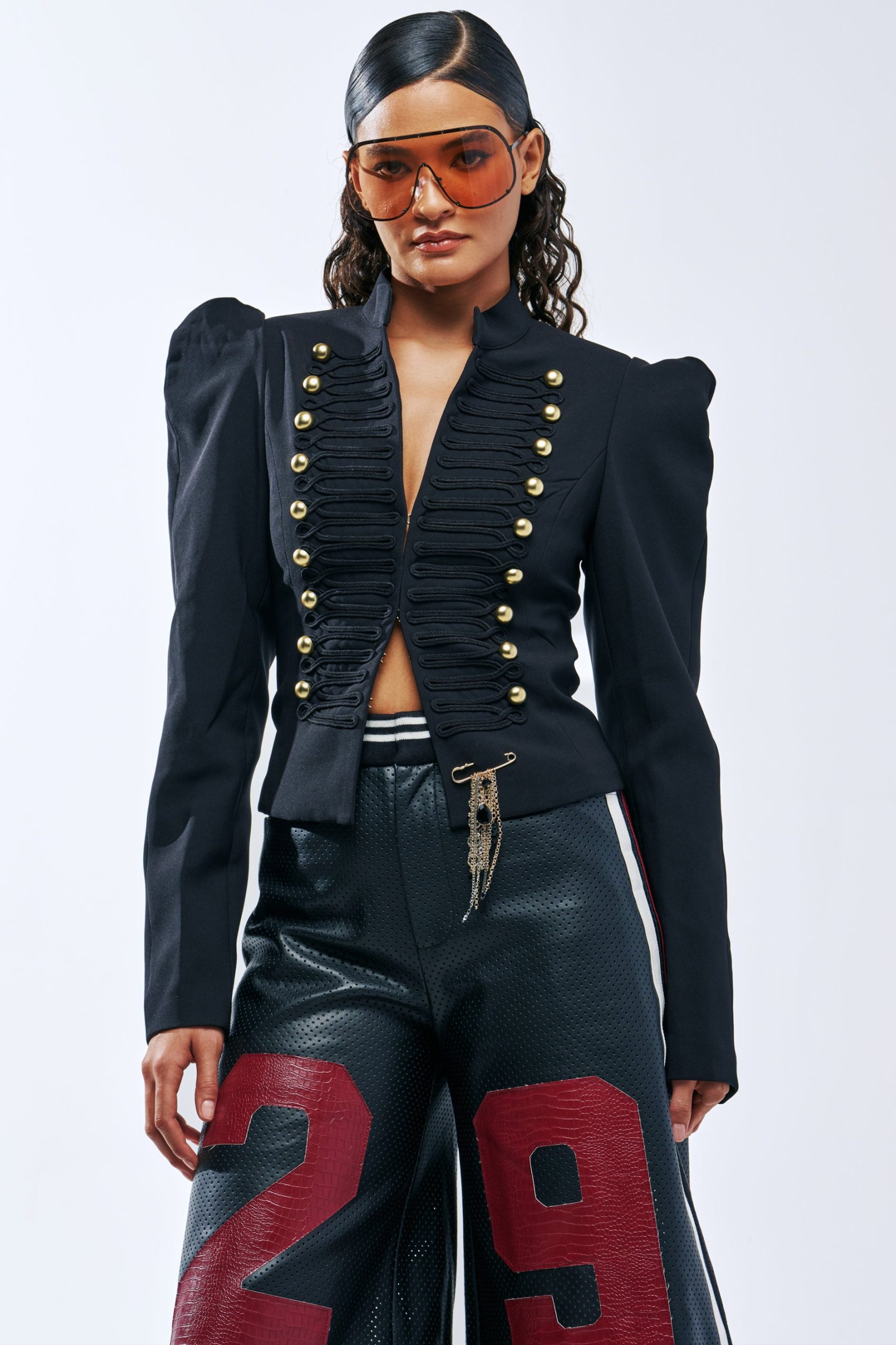 SINCLAIR PUFF SHOULDER BLAZER - Image 3