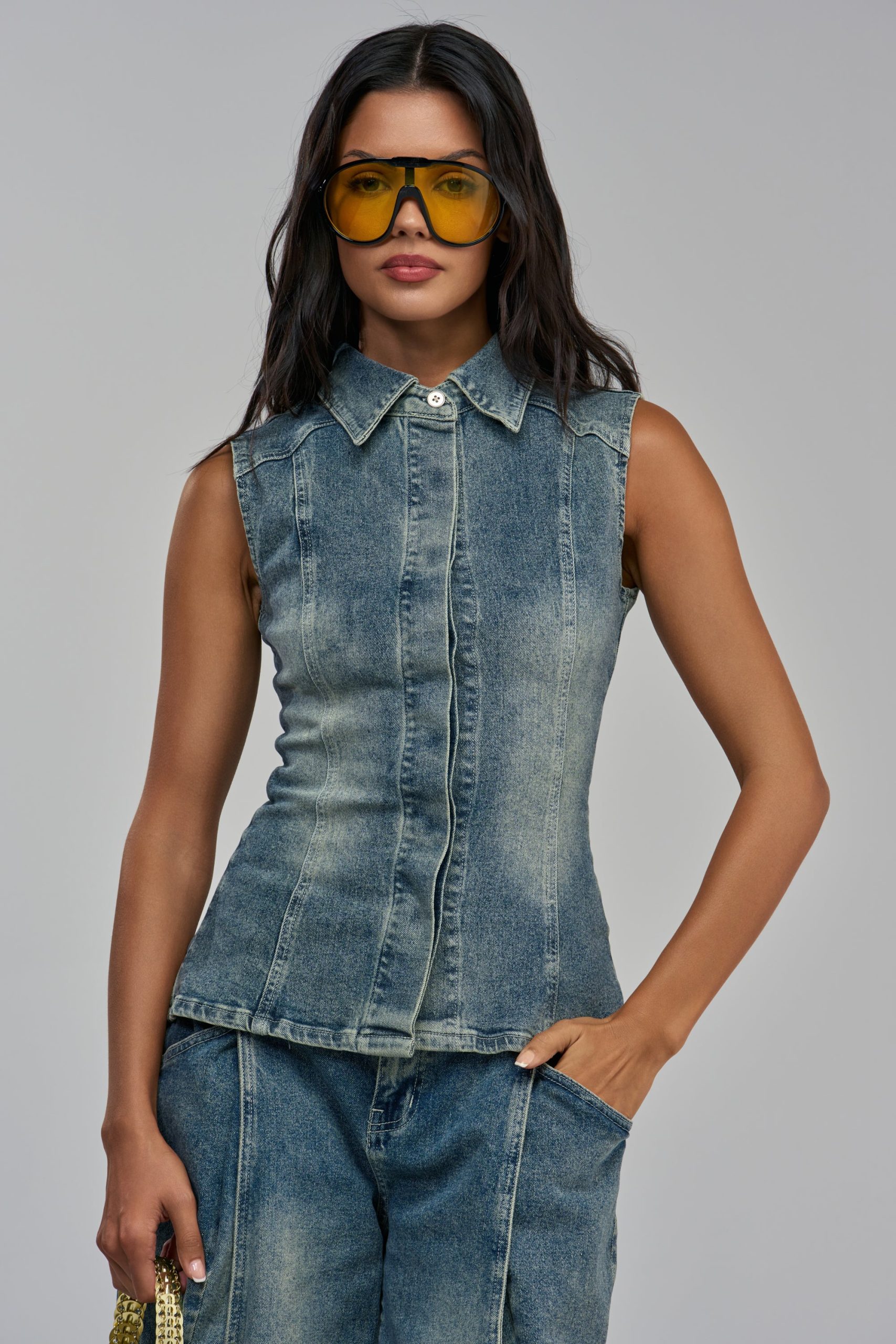 AUBERGINE BUTTON DOWN - Image 4