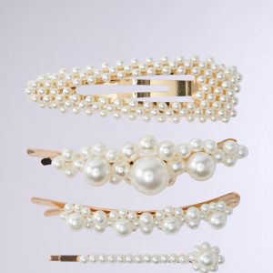 PEARLY THINGS IVORY HAIR CLIPS