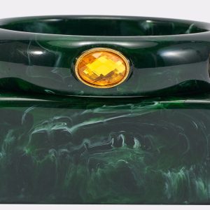 IT GIRL BANGLE SET IN GREEN