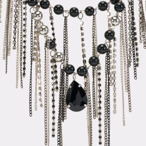 ONYX DRIP NECKLACE