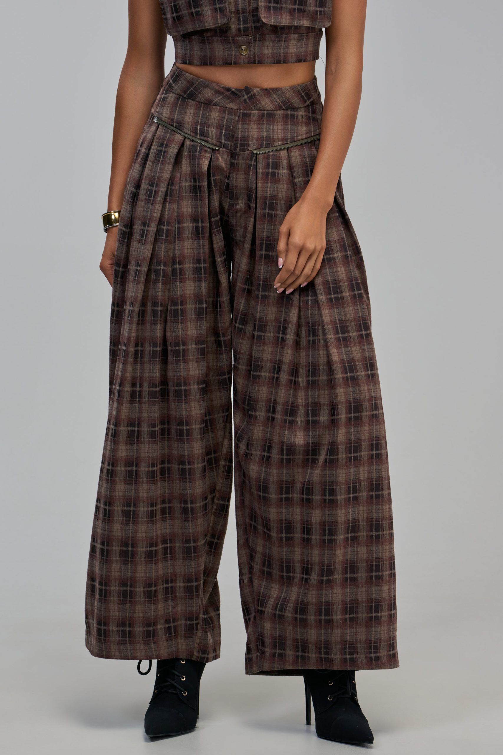 PLAID PRINCESS CARGO TROUSER - Image 13