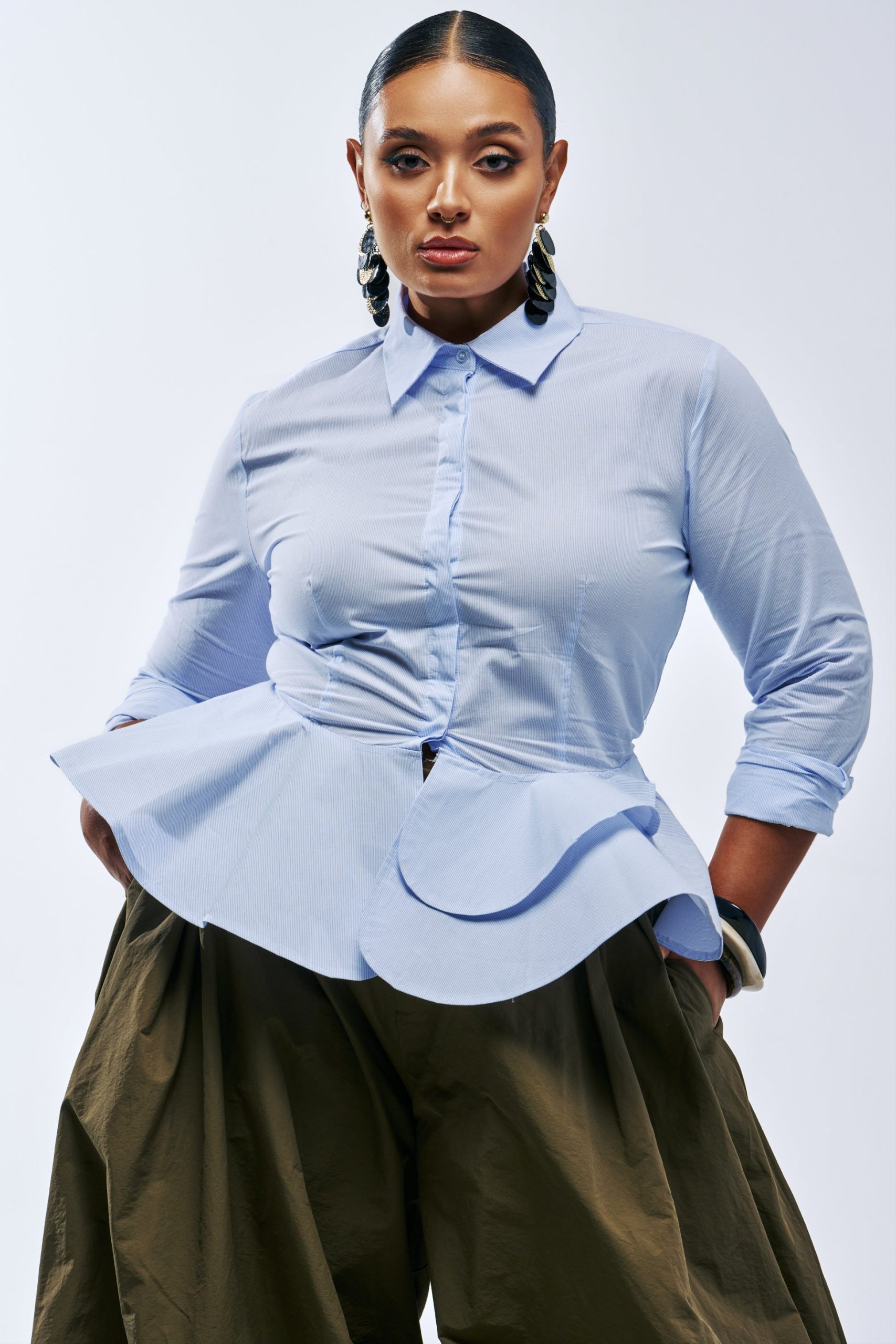 TOP OF MY GAME POPLIN BLOUSE - Image 6
