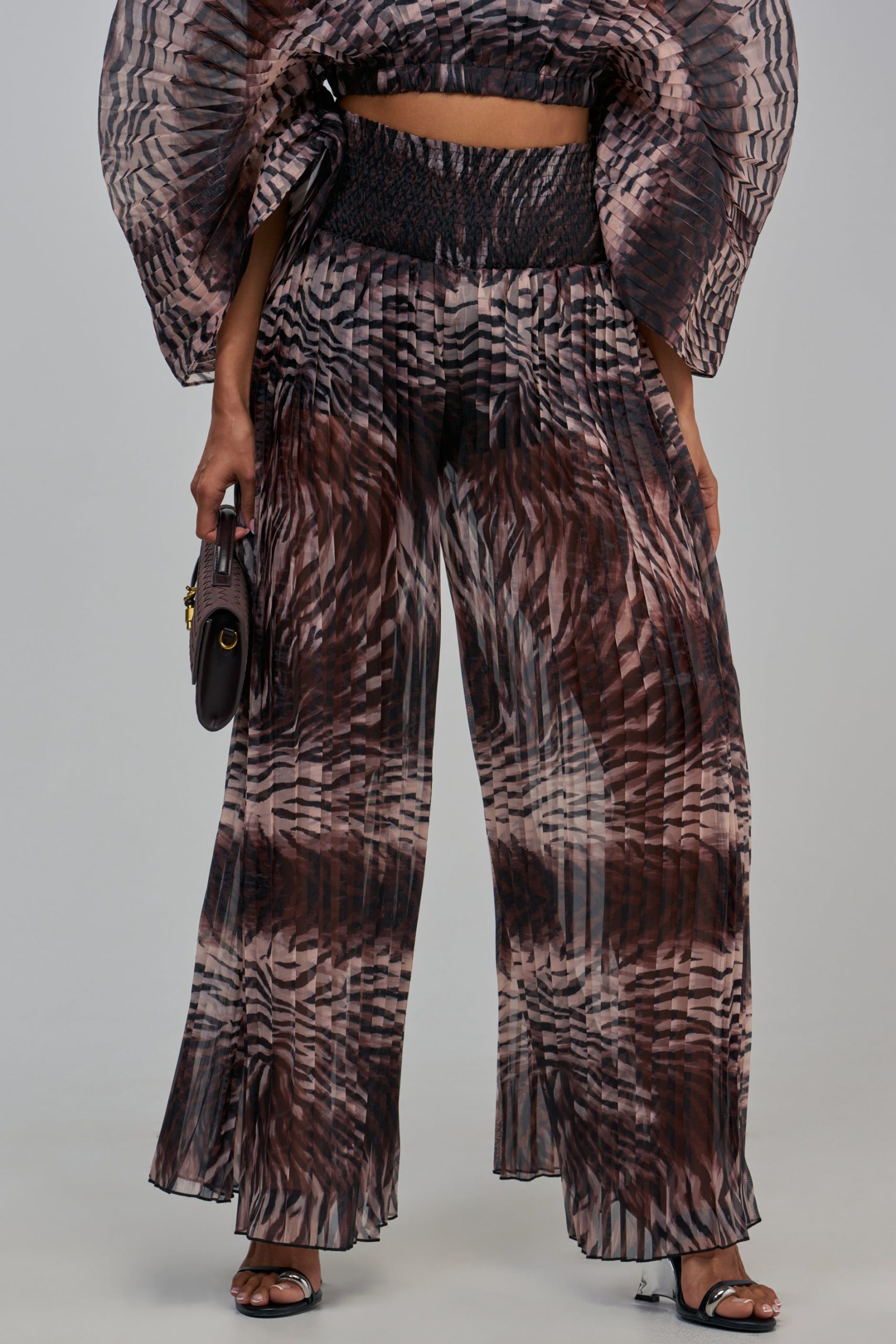 ANIMAL PRINT CHIFFON PANT - Image 7