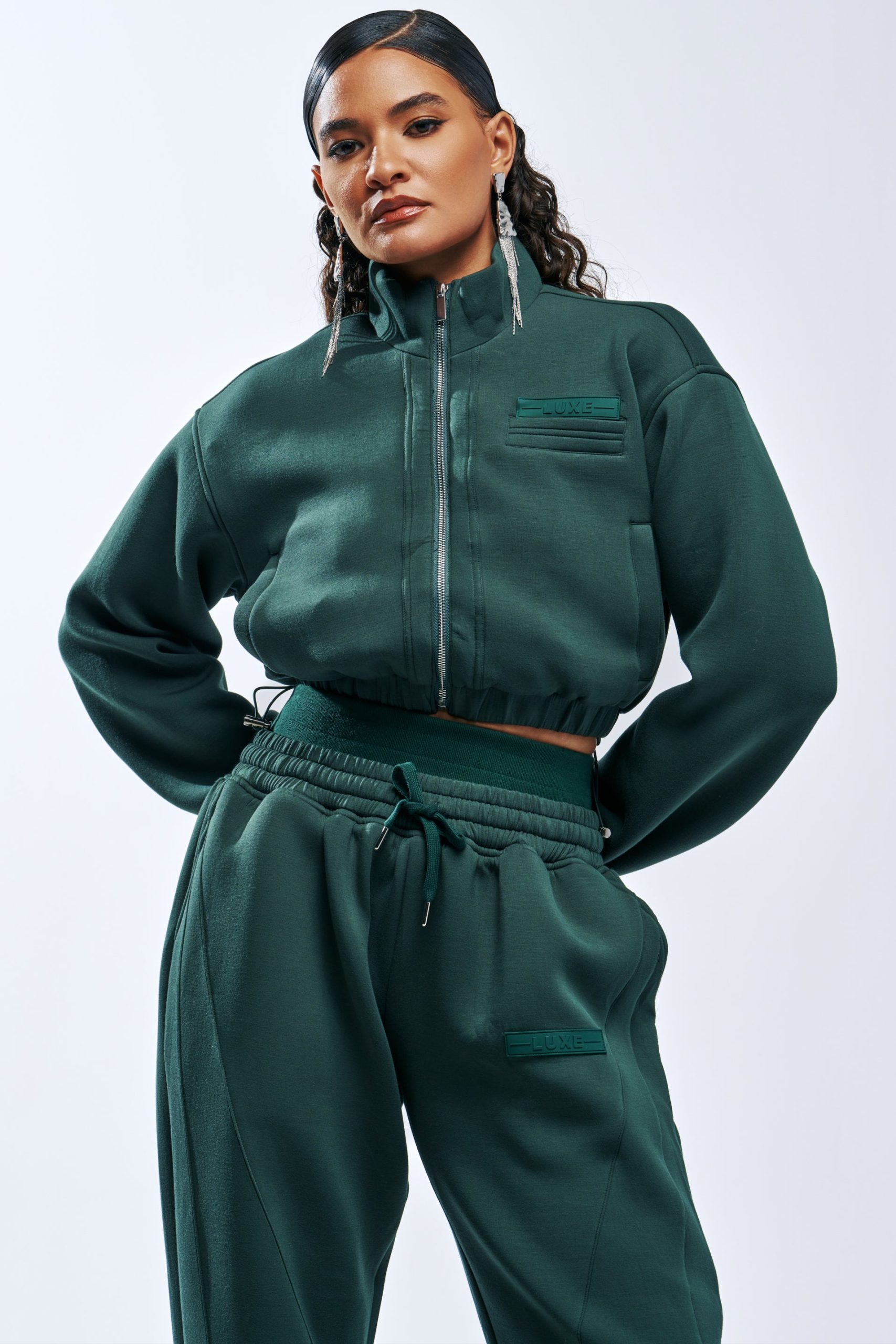 LUXE EVERDAY ICON ZIP UP SWEATSHIRT - Image 7