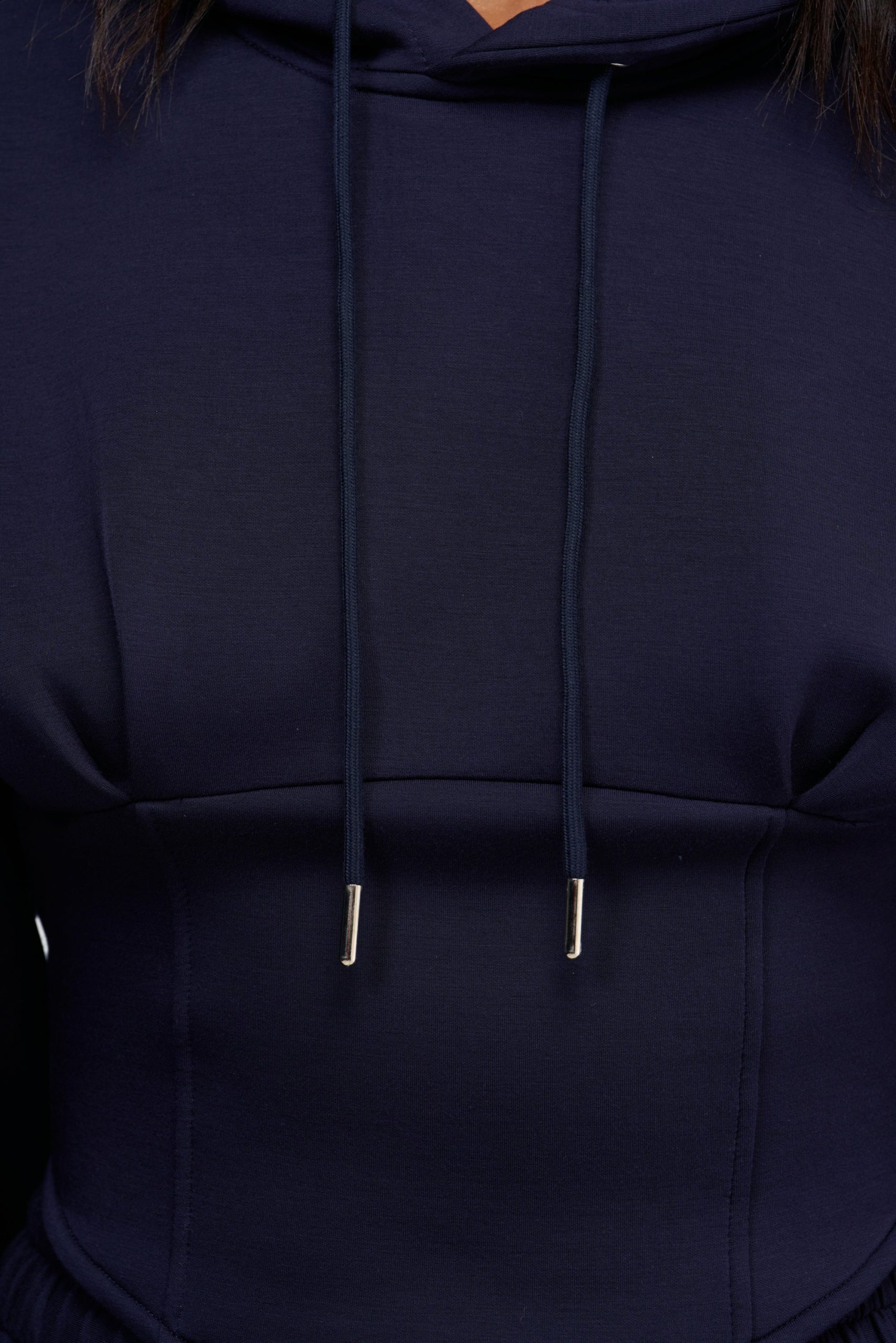 LUXE MIDNIGHT SCULPT HOODIE