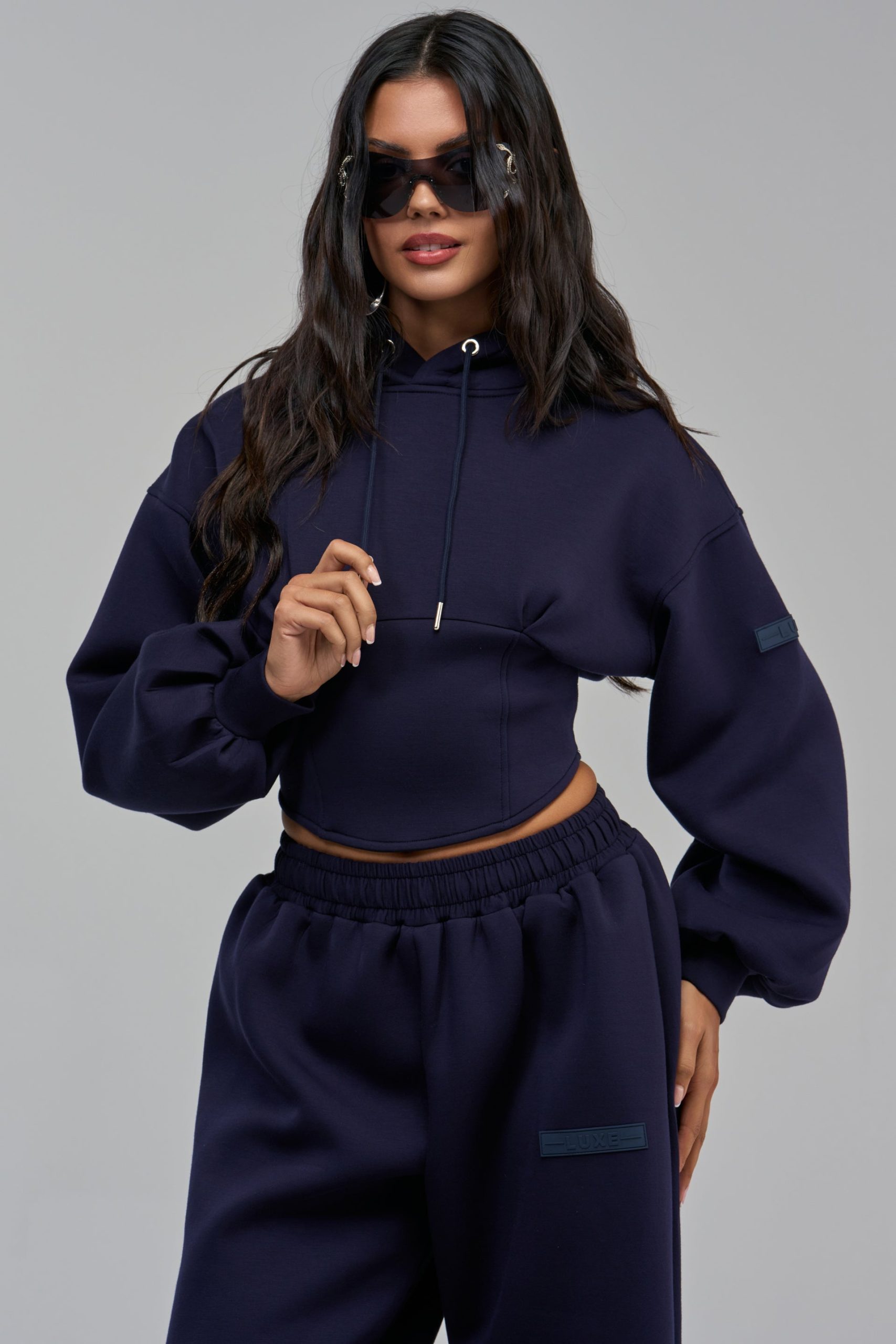LUXE MIDNIGHT SCULPT HOODIE - Image 6