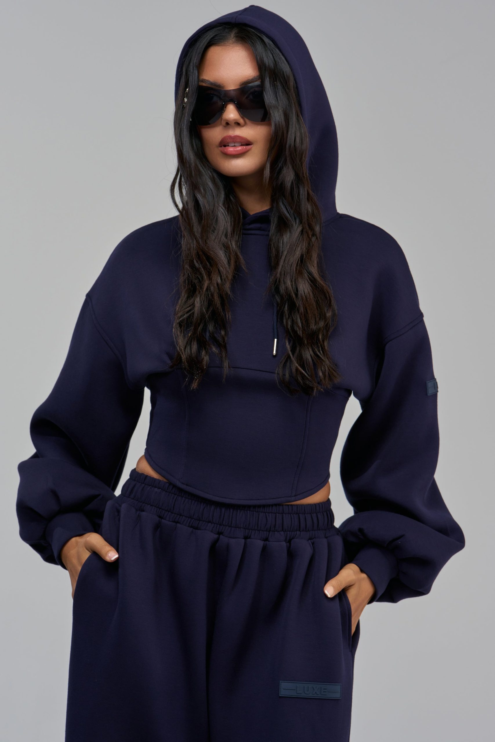 LUXE MIDNIGHT SCULPT HOODIE - Image 10