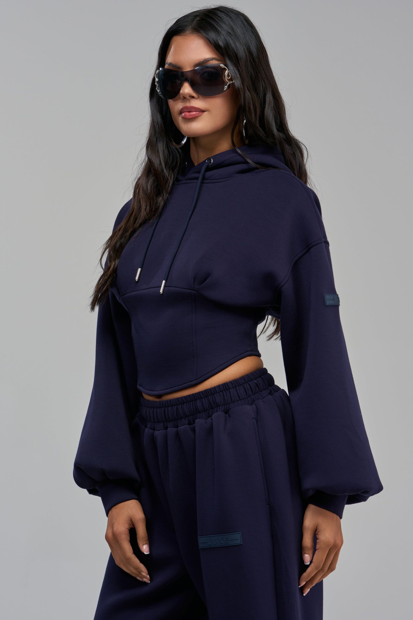 LUXE MIDNIGHT SCULPT HOODIE - Image 12