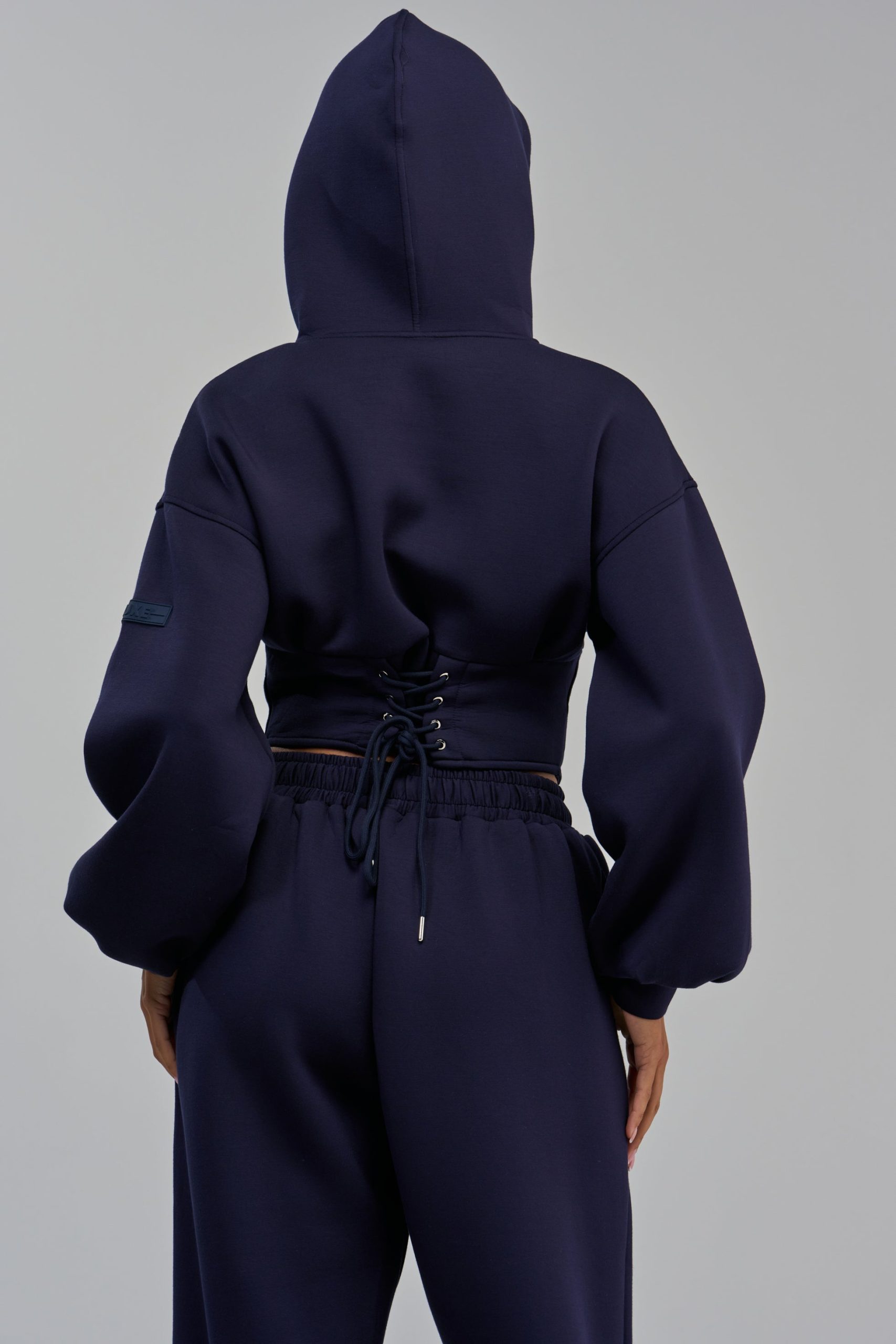 LUXE MIDNIGHT SCULPT HOODIE - Image 5