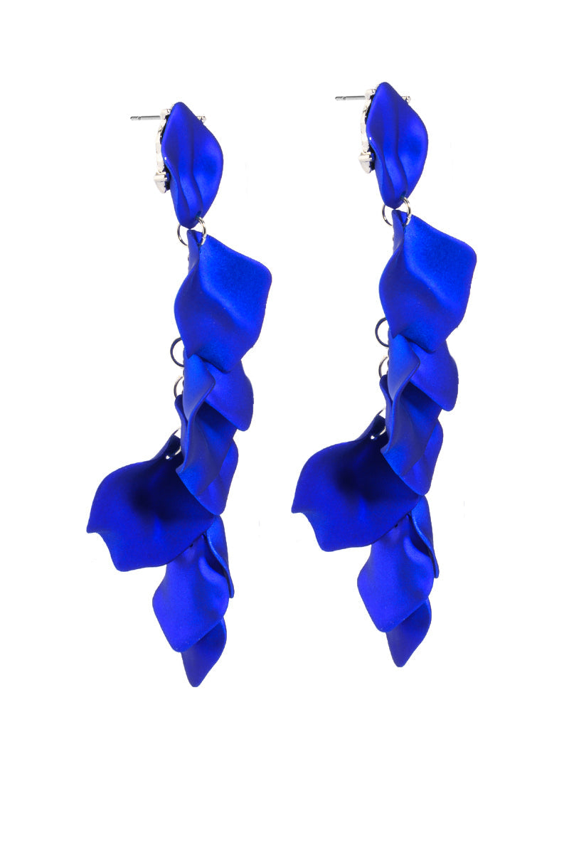 BLUE PETAL EARRING - Image 3