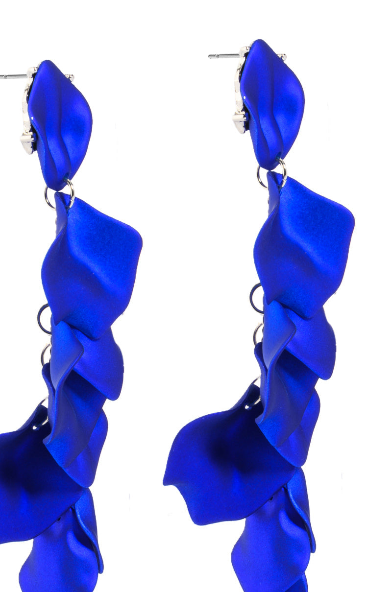 BLUE PETAL EARRING - Image 2