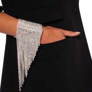 WATCH ME SHINE WATERFALL CUFF IN SILVER