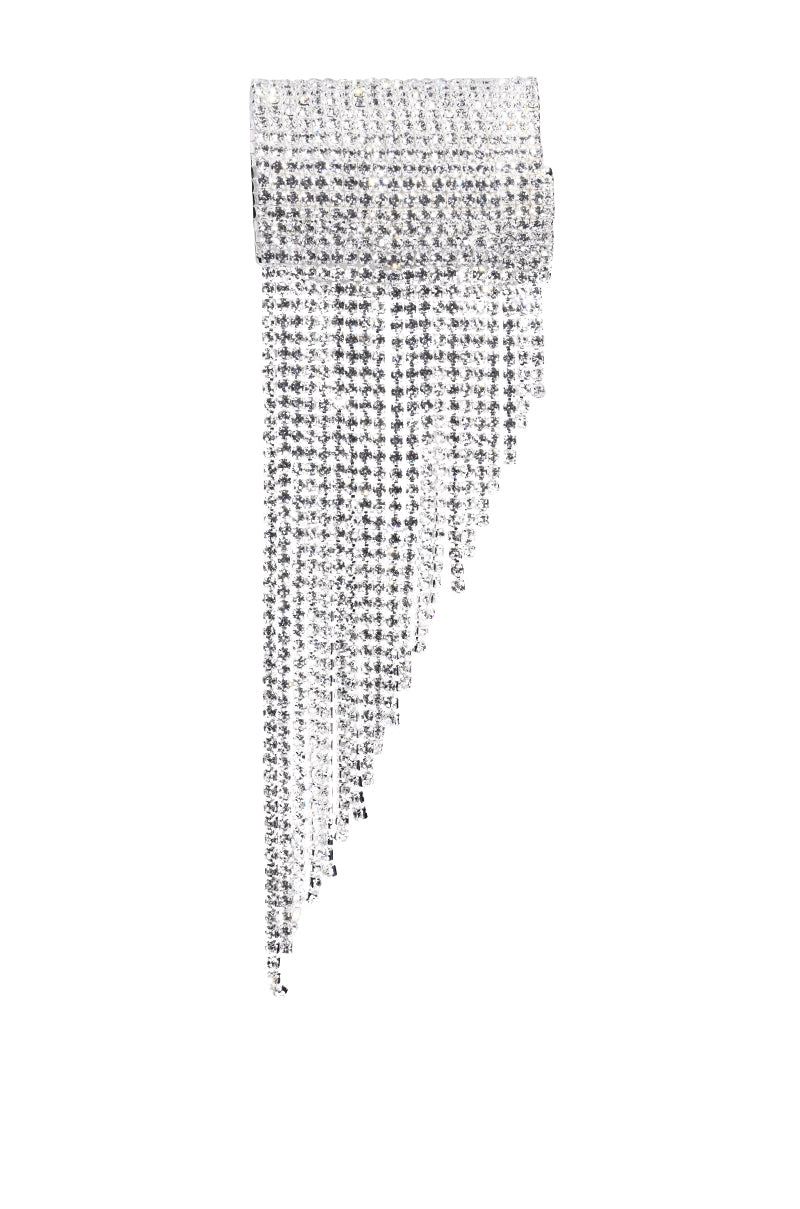 WATCH ME SHINE WATERFALL CUFF IN SILVER - Image 3