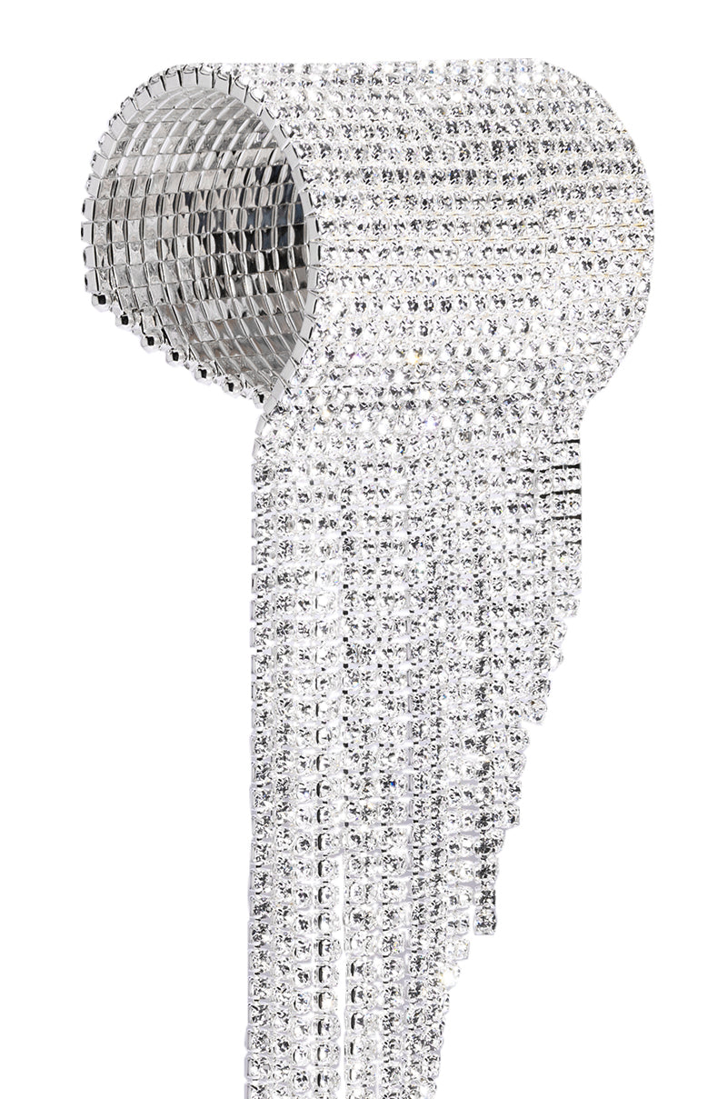 WATCH ME SHINE WATERFALL CUFF IN SILVER - Image 2